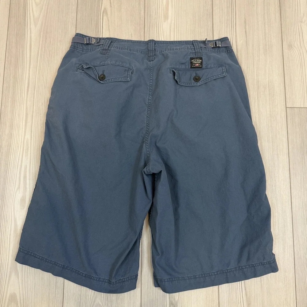 Polo Ralph Lauren Size 34 Blue Cargo Chino‎ Cotton Shorts
